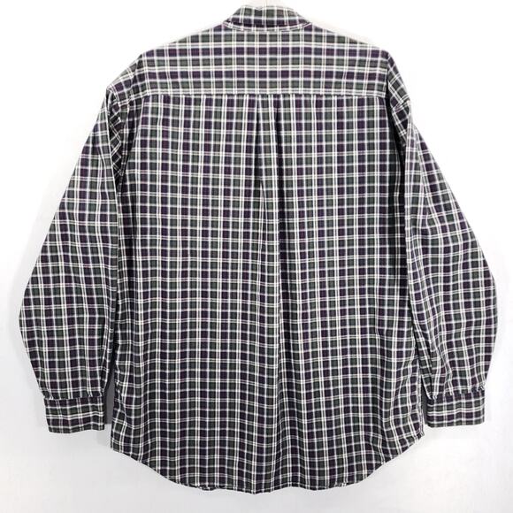 Gap Shirt Mens Large Multicolor Plaid Long Sleeve Casual Cotton Button Down Top - Picture 5 of 6